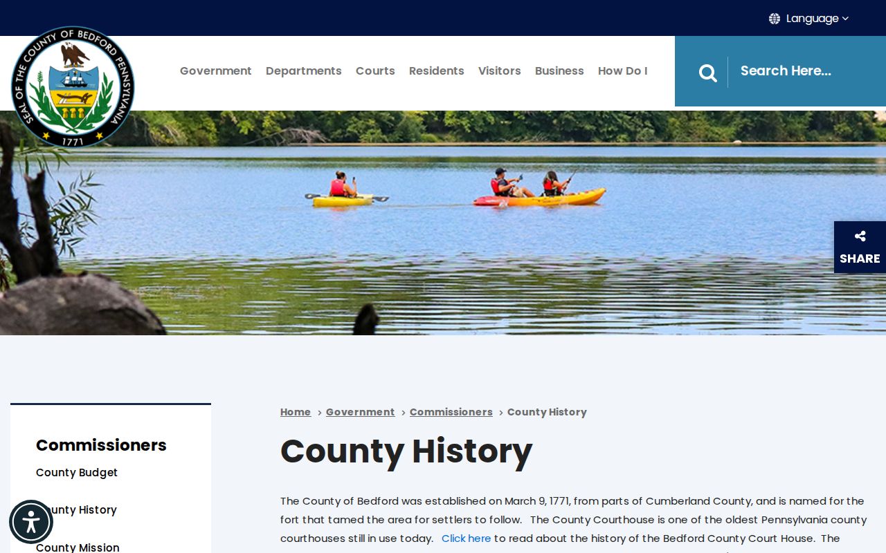 Bedford County criminal history and historic courthouse records hub
